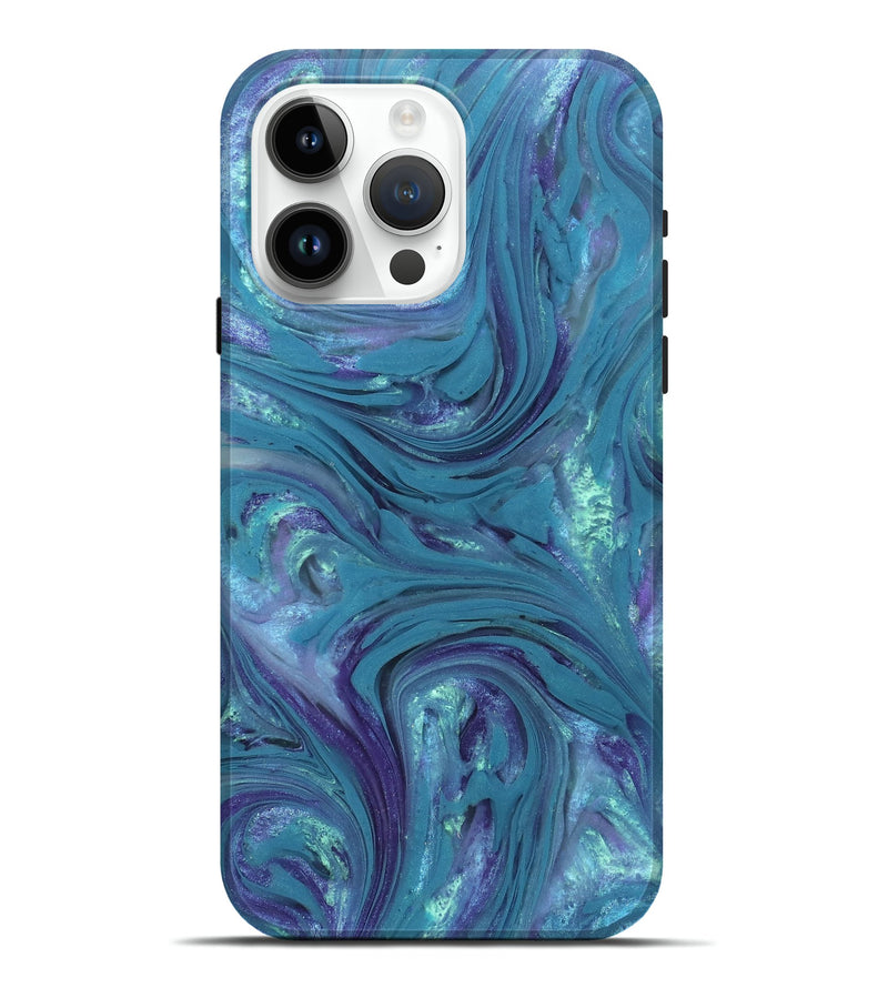 iPhone 15 Pro Max ResinArt Live Edge Phone Case - Debra (Purple, 821067)