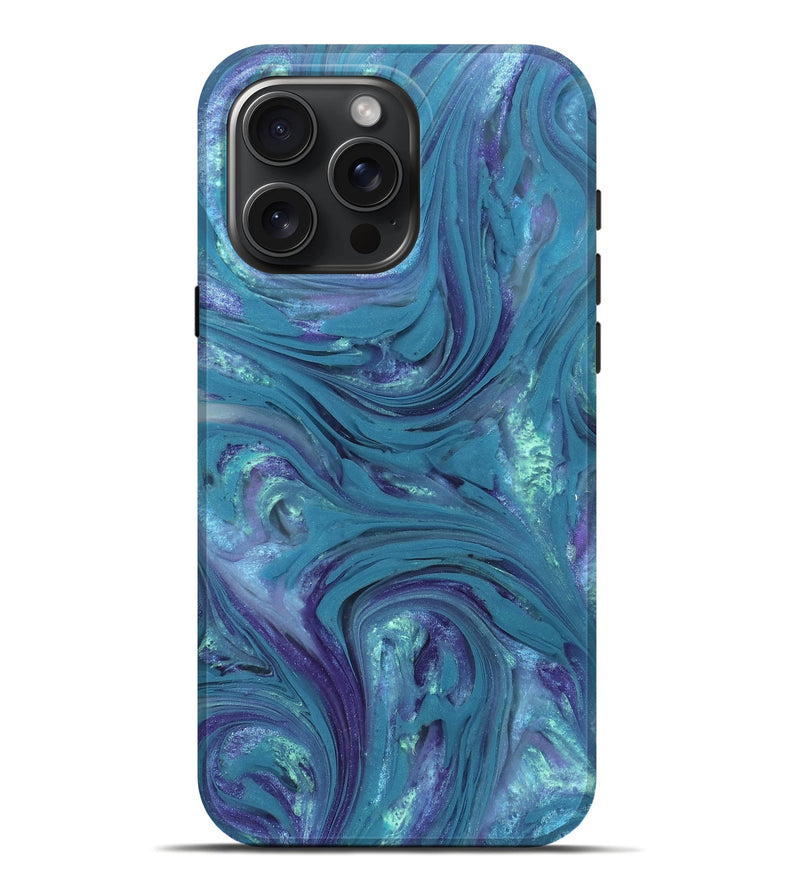 iPhone 16 Pro Max ResinArt Live Edge Phone Case - Debra (Purple, 821067)