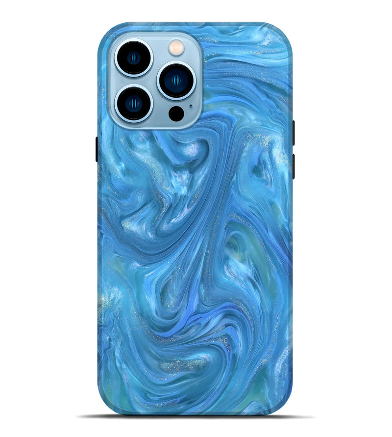 iPhone 14 Pro Max ResinArt Live Edge Phone Case - Ariel (Clear, 821069)