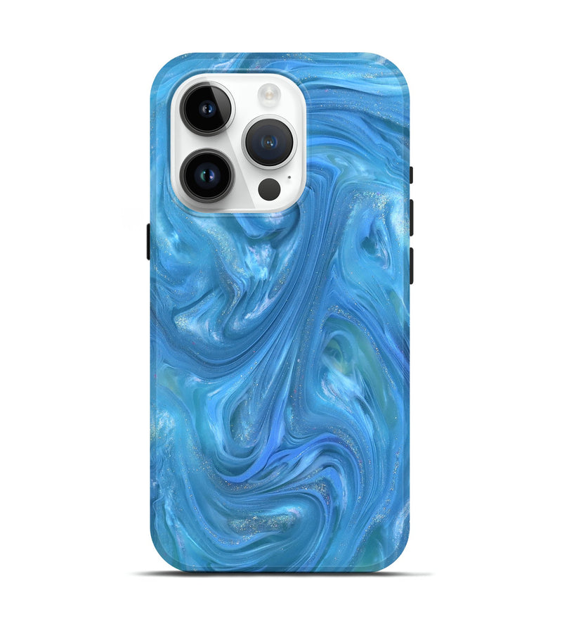 iPhone 15 Pro ResinArt Live Edge Phone Case - Ariel (Clear, 821069)
