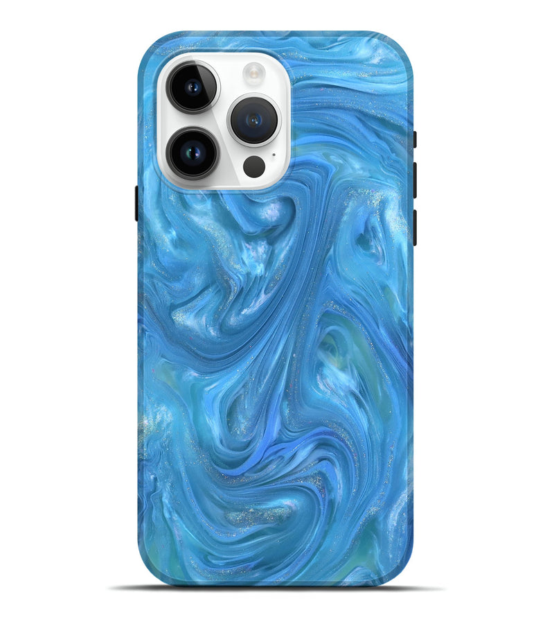 iPhone 15 Pro Max ResinArt Live Edge Phone Case - Ariel (Clear, 821069)