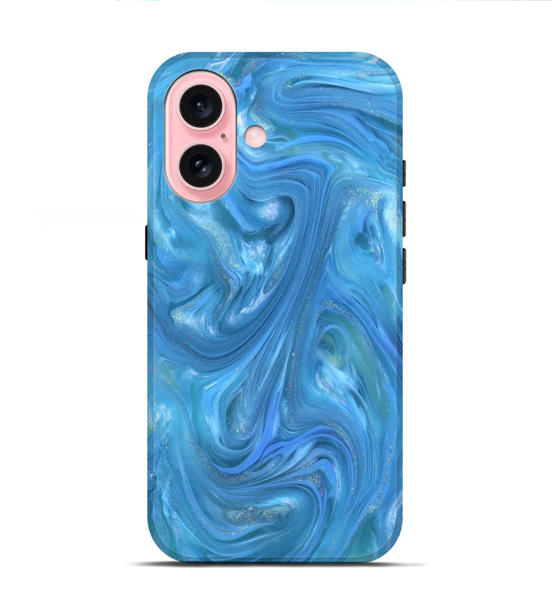 iPhone 16 ResinArt Live Edge Phone Case - Ariel (Clear, 821069)