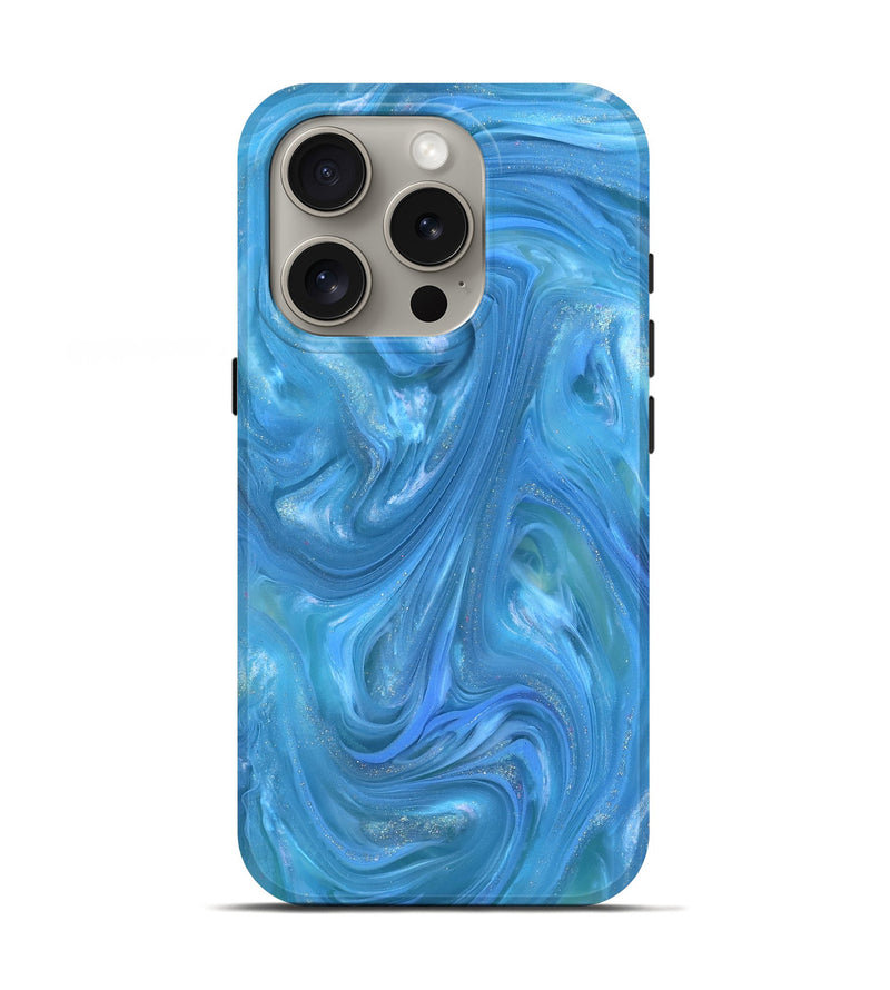 iPhone 16 Pro ResinArt Live Edge Phone Case - Ariel (Clear, 821069)