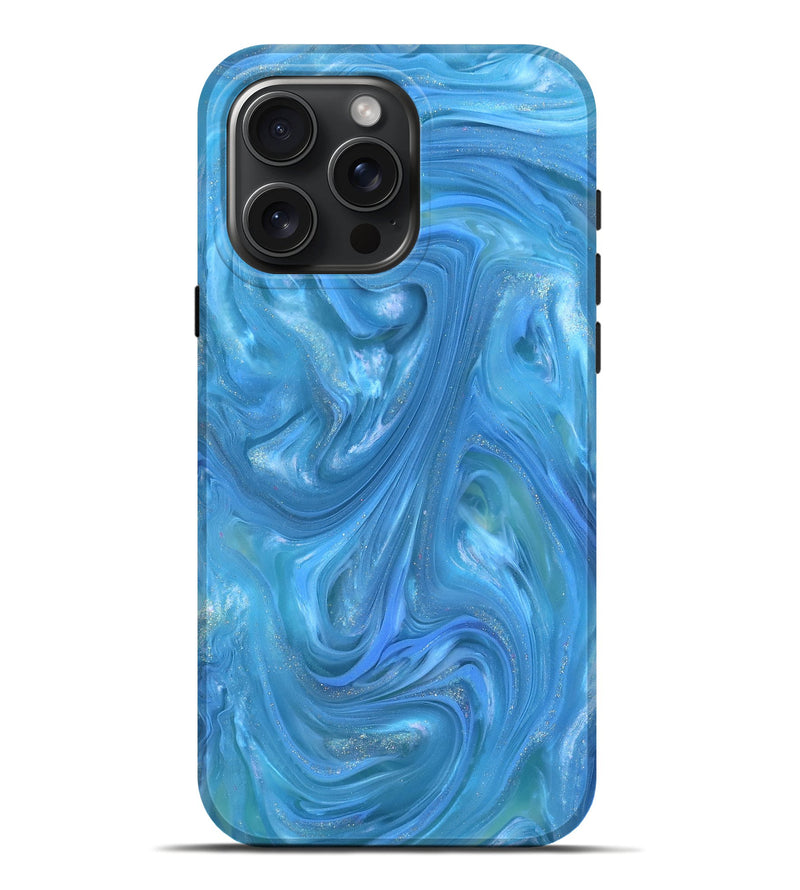 iPhone 16 Pro Max ResinArt Live Edge Phone Case - Ariel (Clear, 821069)