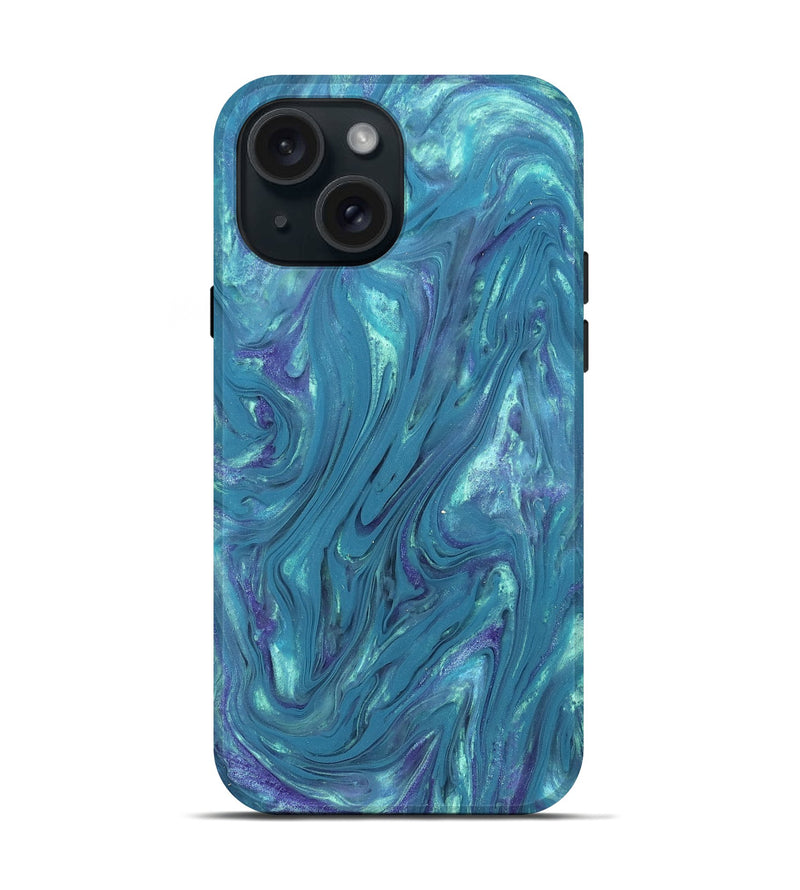 iPhone 15 ResinArt Live Edge Phone Case - Adam (Clear, 821070)