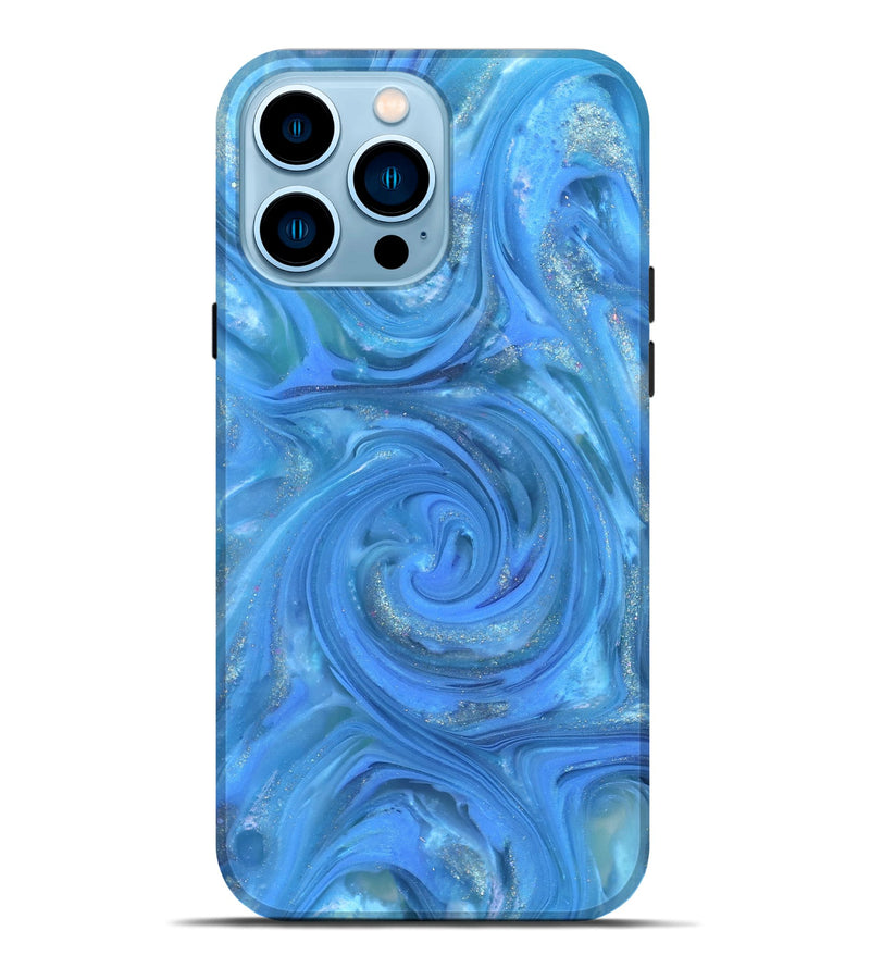iPhone 14 Pro Max ResinArt Live Edge Phone Case - Vincent (Clear, 821071)