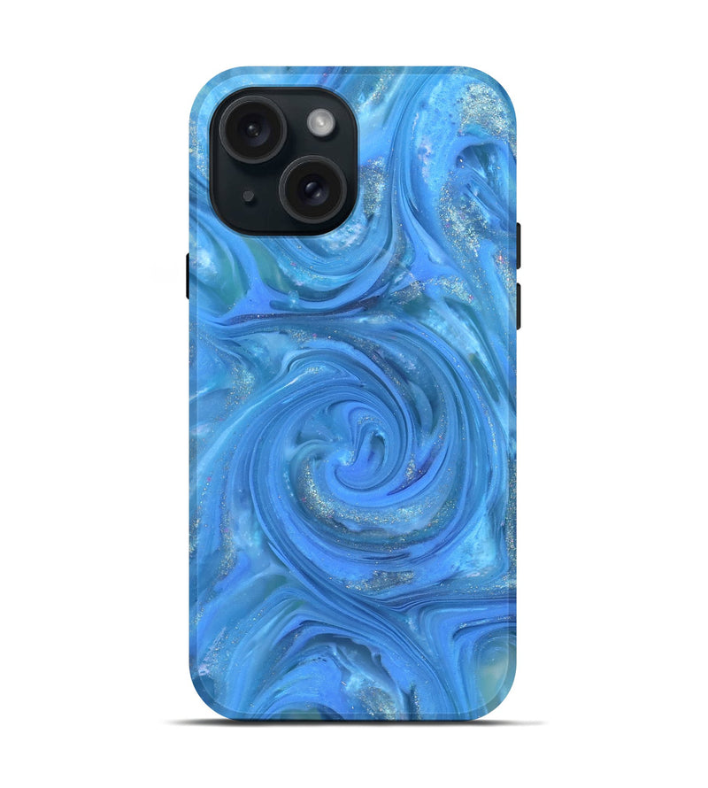 iPhone 15 ResinArt Live Edge Phone Case - Vincent (Clear, 821071)
