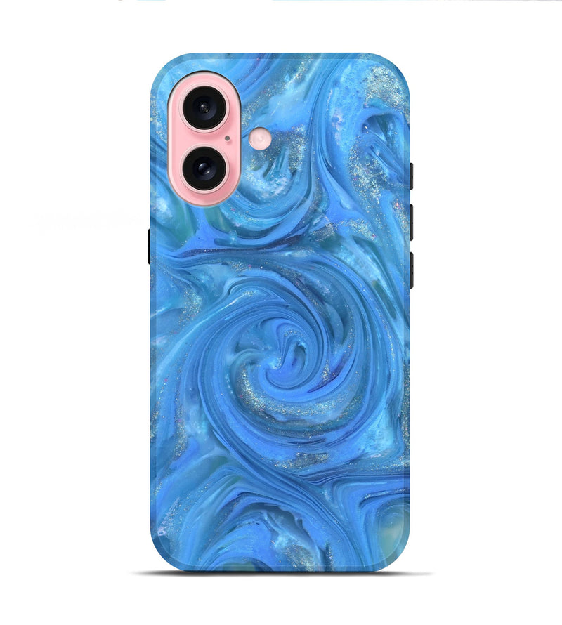 iPhone 16 ResinArt Live Edge Phone Case - Vincent (Clear, 821071)