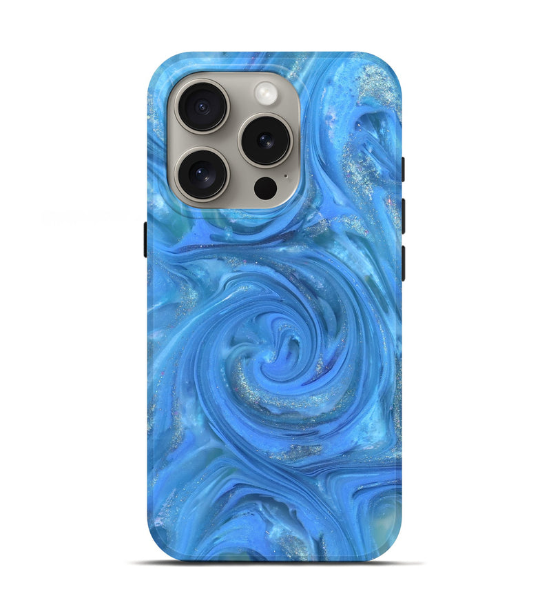 iPhone 16 Pro ResinArt Live Edge Phone Case - Vincent (Clear, 821071)