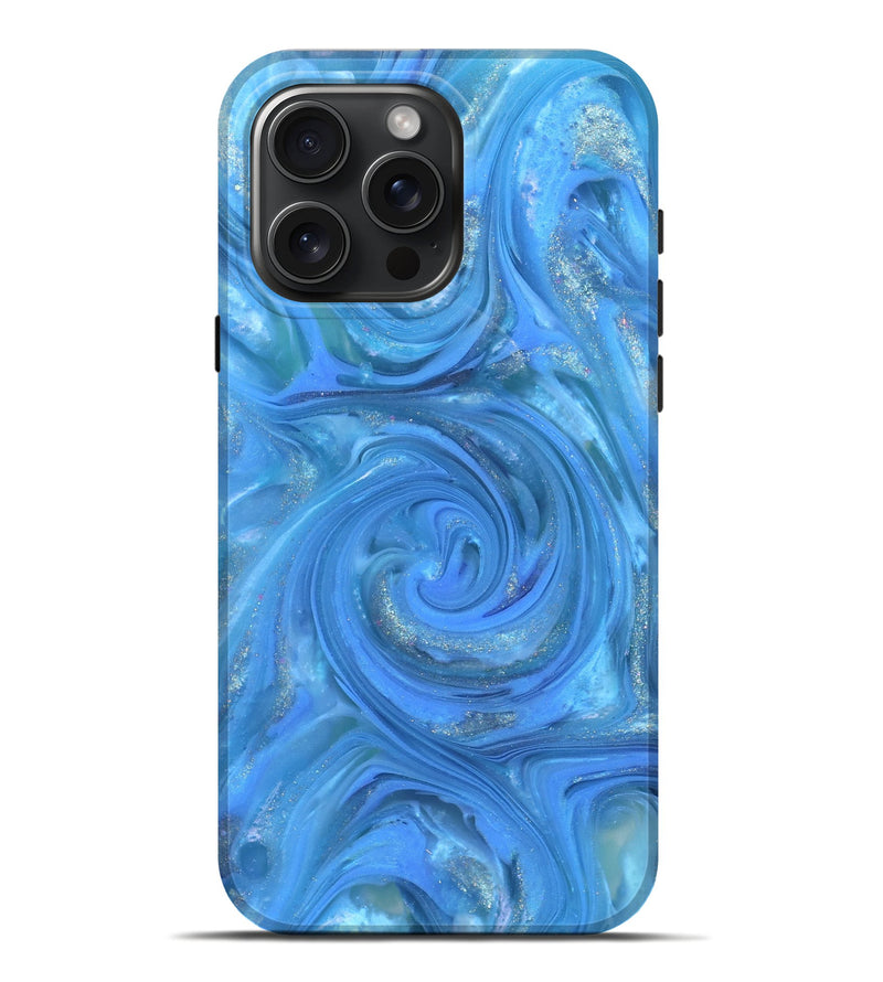 iPhone 16 Pro Max ResinArt Live Edge Phone Case - Vincent (Clear, 821071)