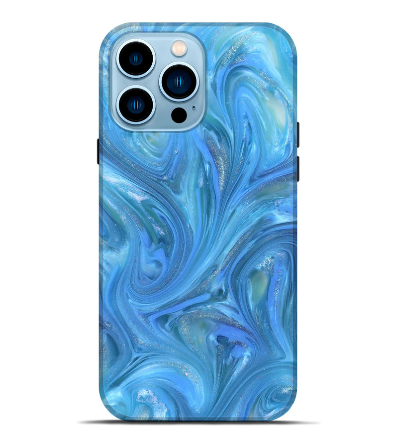 iPhone 14 Pro Max ResinArt Live Edge Phone Case - Heather (Clear, 821072)