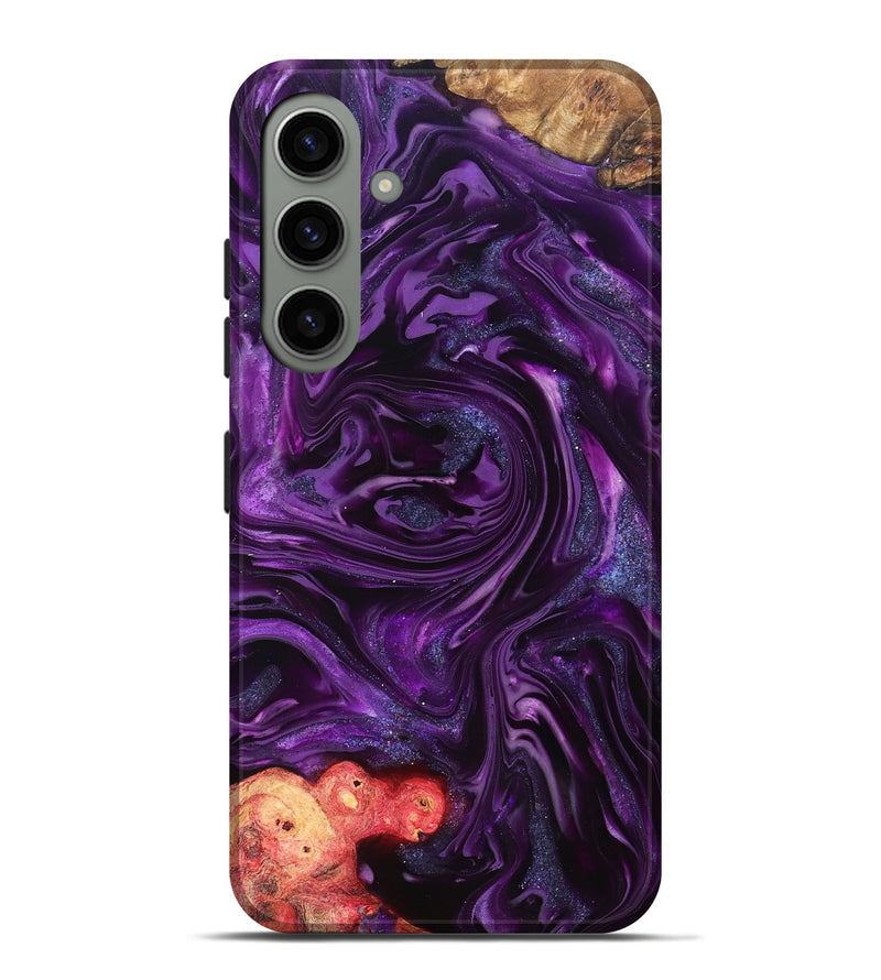 Galaxy S24 Plus Wood Live Edge Phone Case - Milena (Purple, 821074)