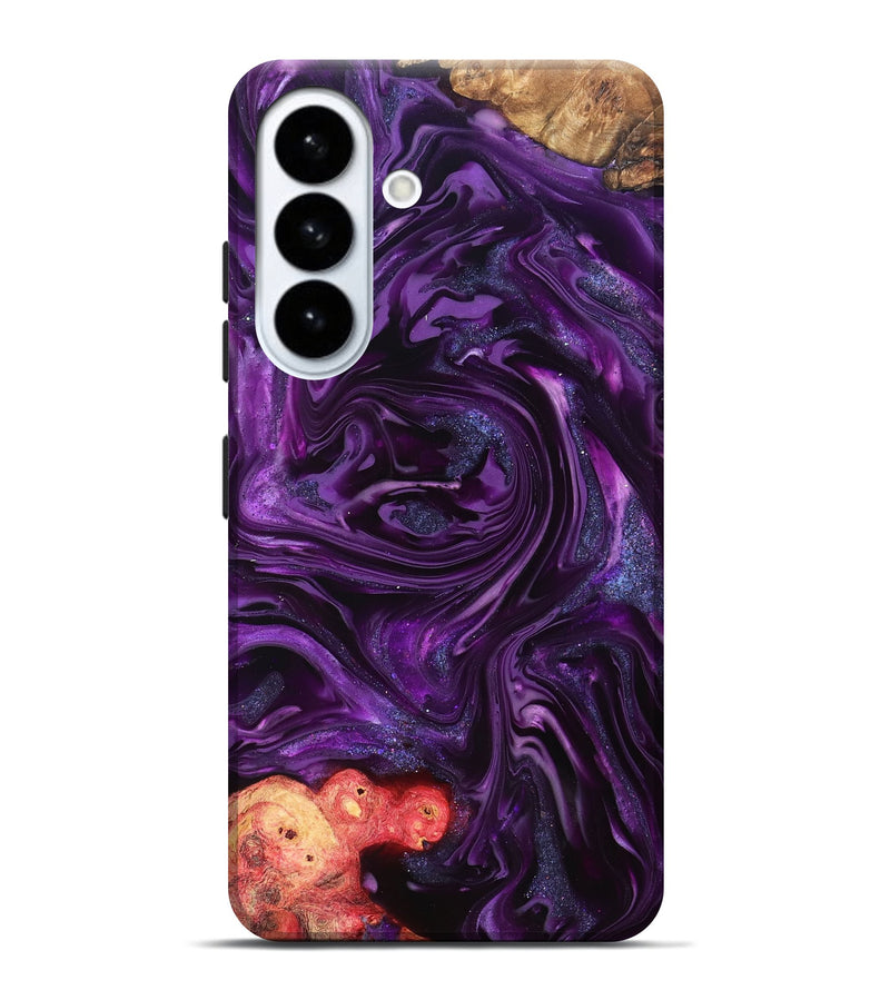 Galaxy S26 Plus Wood Live Edge Phone Case - Milena (Purple, 821074)