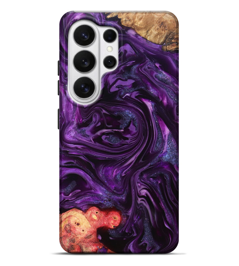 Galaxy S26 Ultra Wood Live Edge Phone Case - Milena (Purple, 821074)