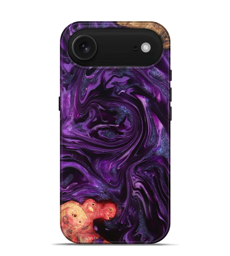 iPhone 17 Air Wood Live Edge Phone Case - Milena (Purple, 821074)