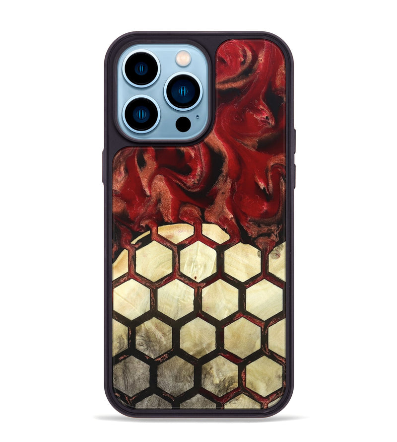 iPhone 14 Pro Max Wood Phone Case - Jolette (Pattern, 821083)