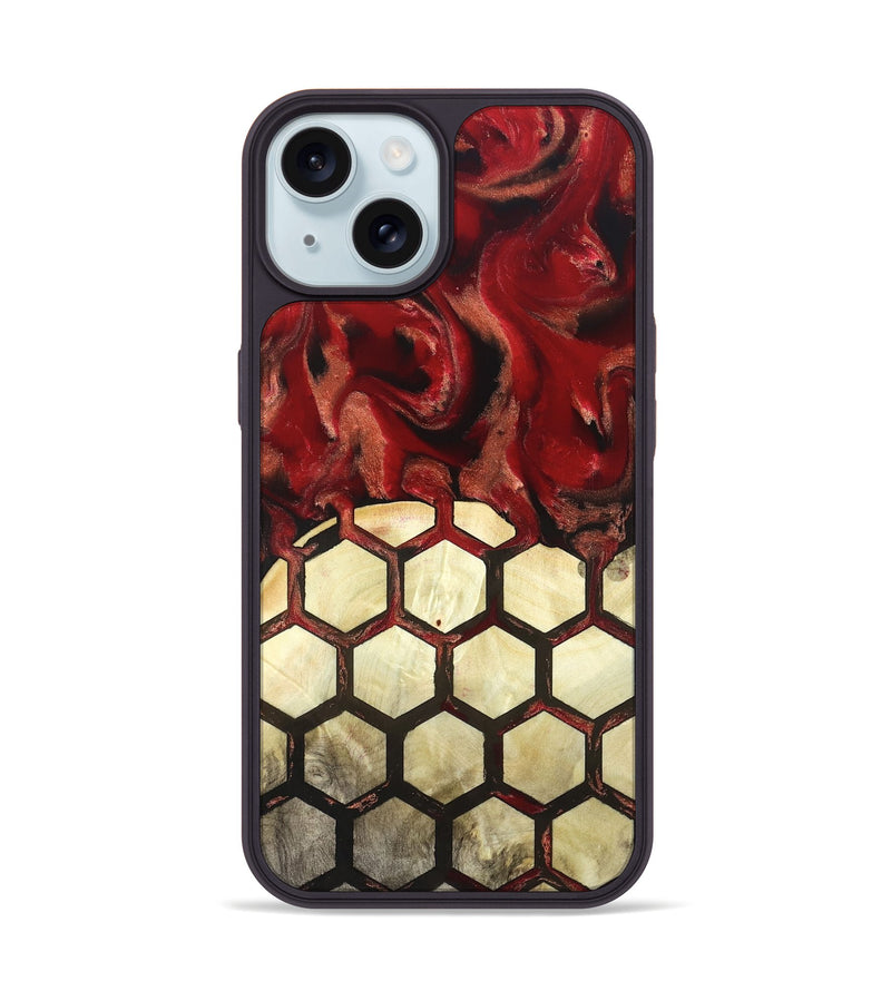 iPhone 15 Wood Phone Case - Jolette (Pattern, 821083)