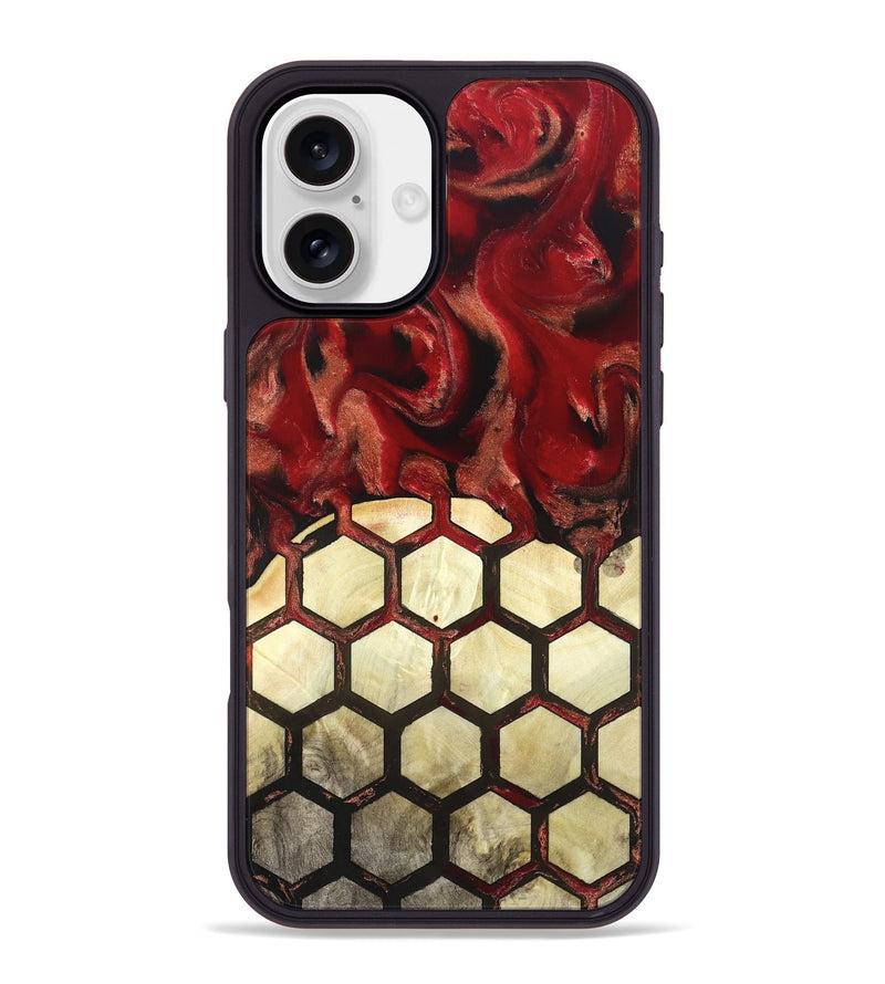 iPhone 16 Plus Wood Phone Case - Jolette (Pattern, 821083)
