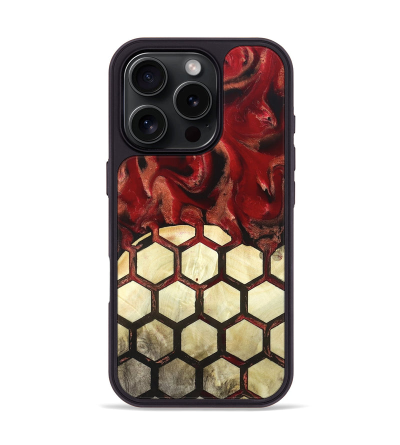 iPhone 16 Pro Wood Phone Case - Jolette (Pattern, 821083)