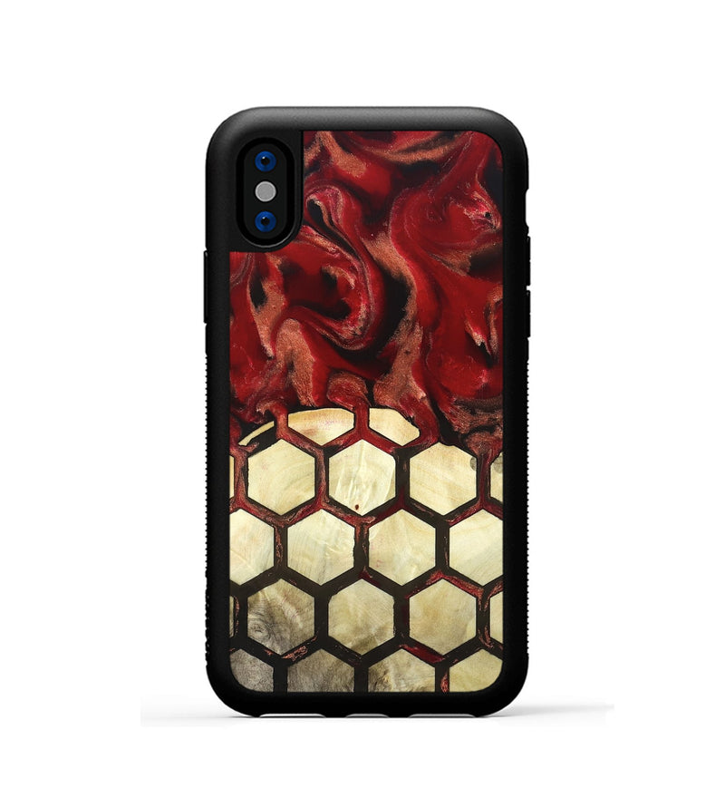 iPhone Xs Wood Phone Case - Jolette (Pattern, 821083)