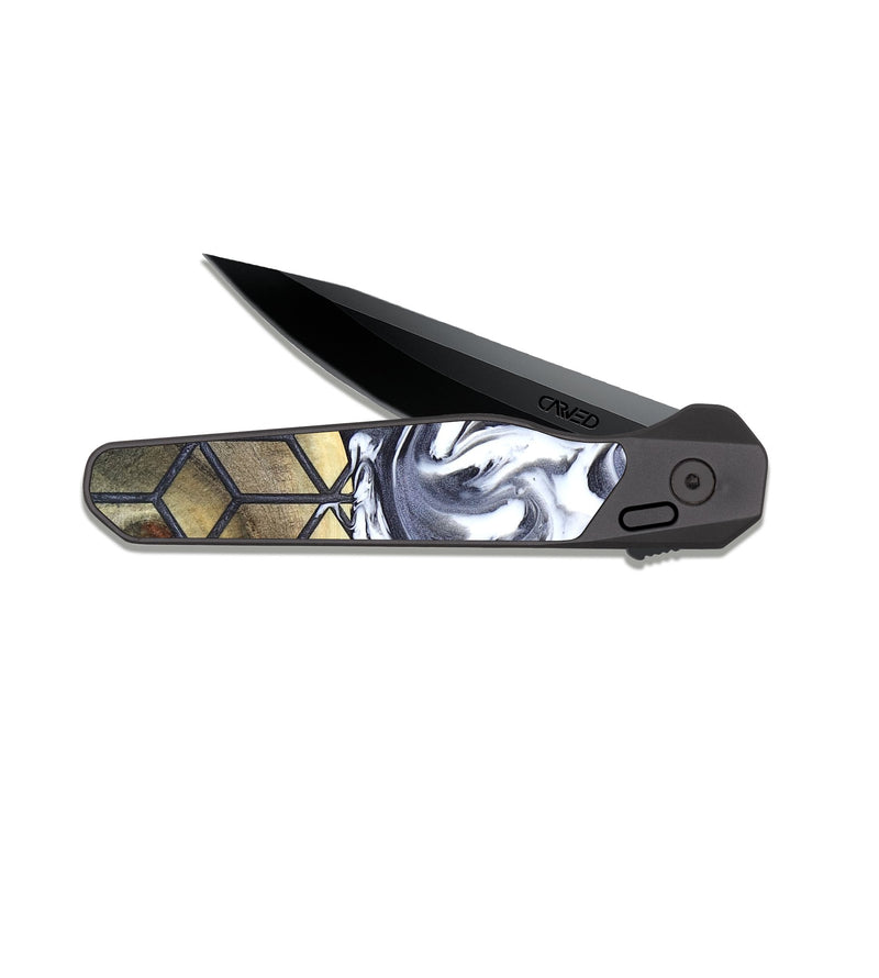 EDC Dark Slate Wood Pocket Knife - Zion (Pattern, 821084)