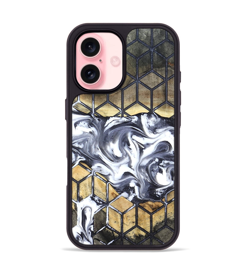 iPhone 16 Wood Phone Case - Zion (Pattern, 821084)