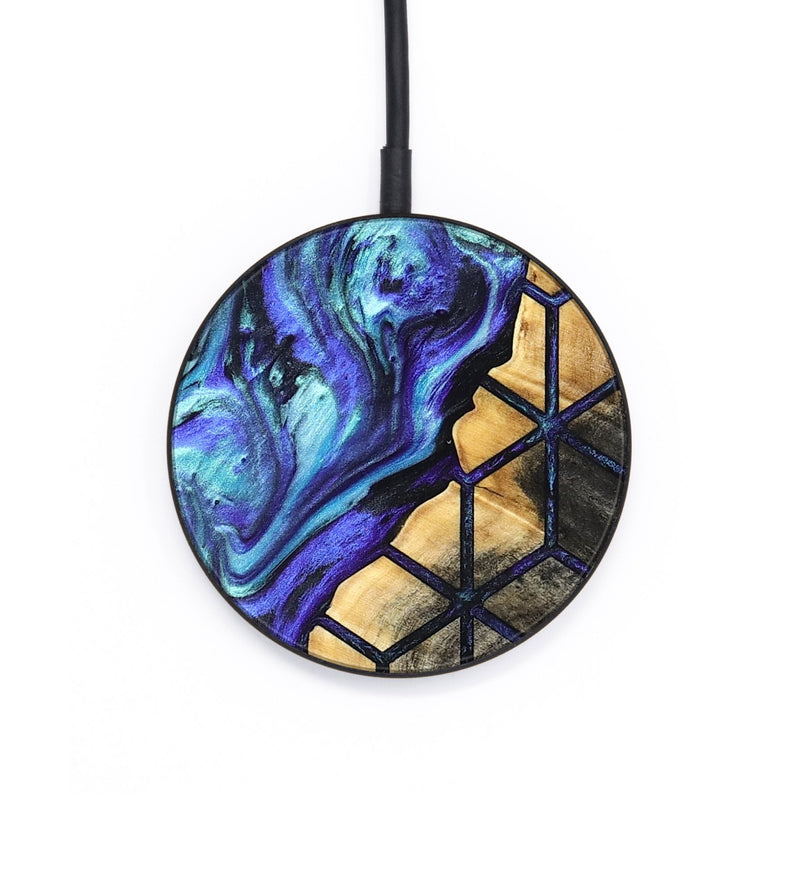 Circle Wood Wireless Charger - Noemi (Pattern, 821087)
