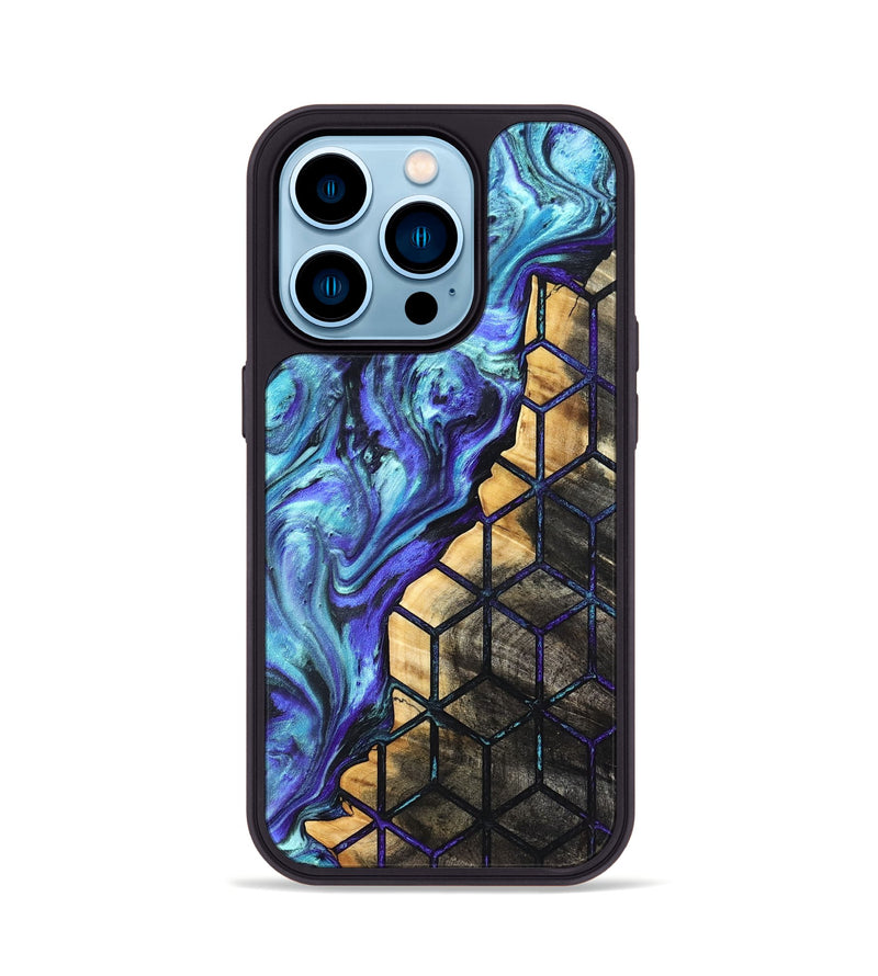 iPhone 14 Pro Wood Phone Case - Noemi (Pattern, 821087)