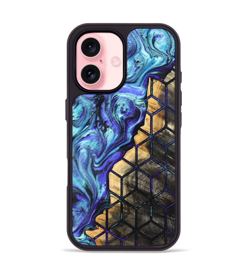 iPhone 16 Wood Phone Case - Noemi (Pattern, 821087)