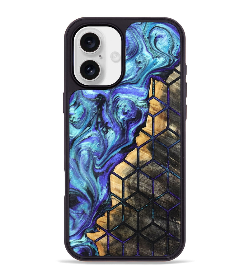iPhone 16 Plus Wood Phone Case - Noemi (Pattern, 821087)