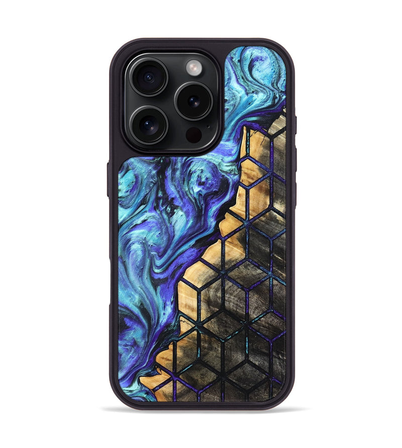 iPhone 16 Pro Wood Phone Case - Noemi (Pattern, 821087)
