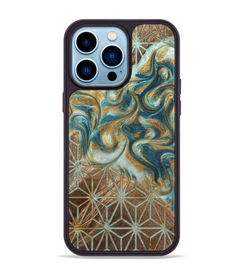 iPhone 14 Pro Max Wood Phone Case - Randell (Pattern, 821088)