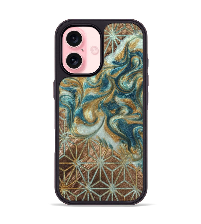 iPhone 16 Wood Phone Case - Randell (Pattern, 821088)