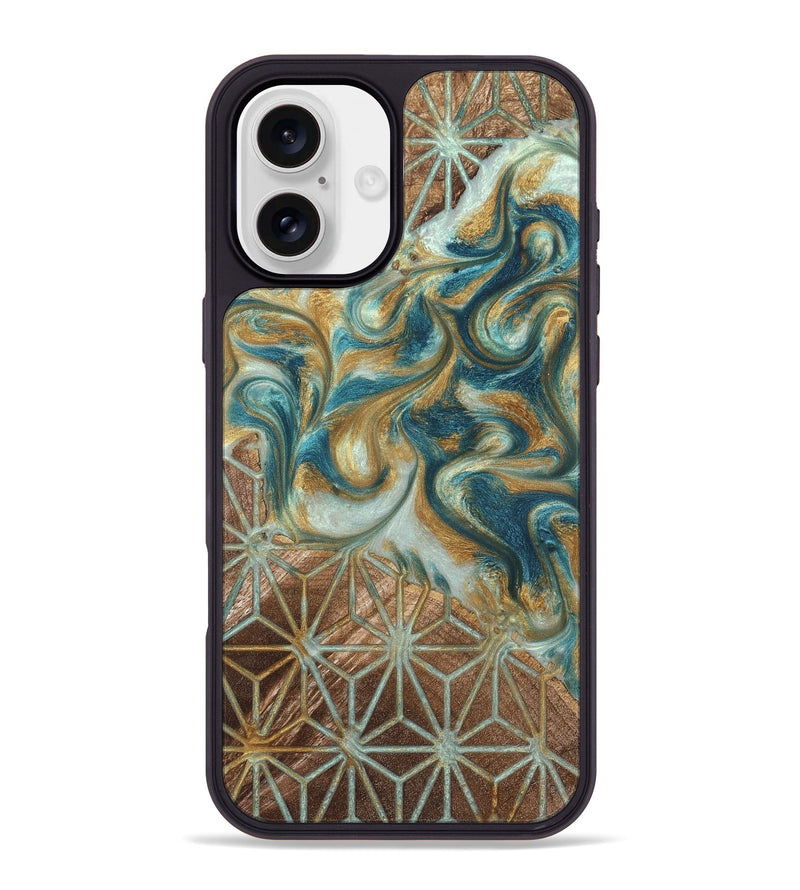 iPhone 16 Plus Wood Phone Case - Randell (Pattern, 821088)