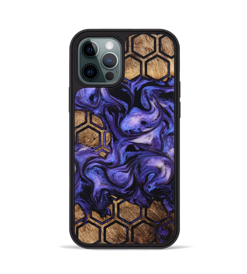 iPhone 12 Pro Wood Phone Case - Linsey (Pattern, 821089)