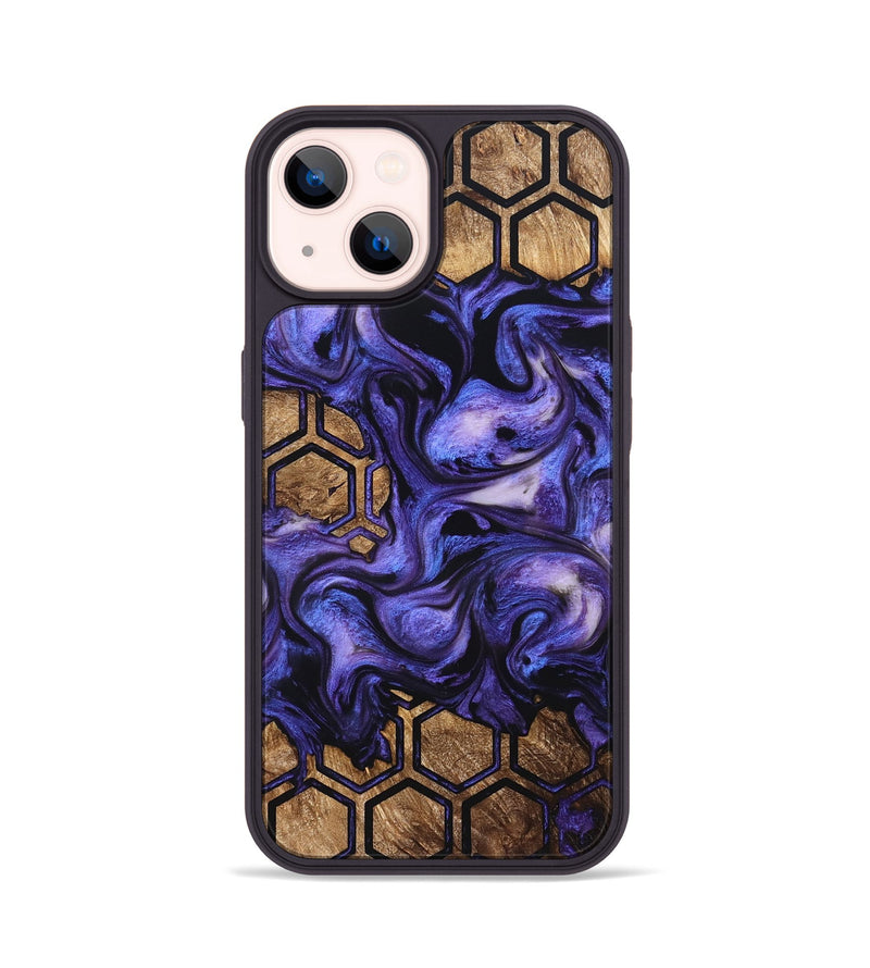 iPhone 14 Wood Phone Case - Linsey (Pattern, 821089)