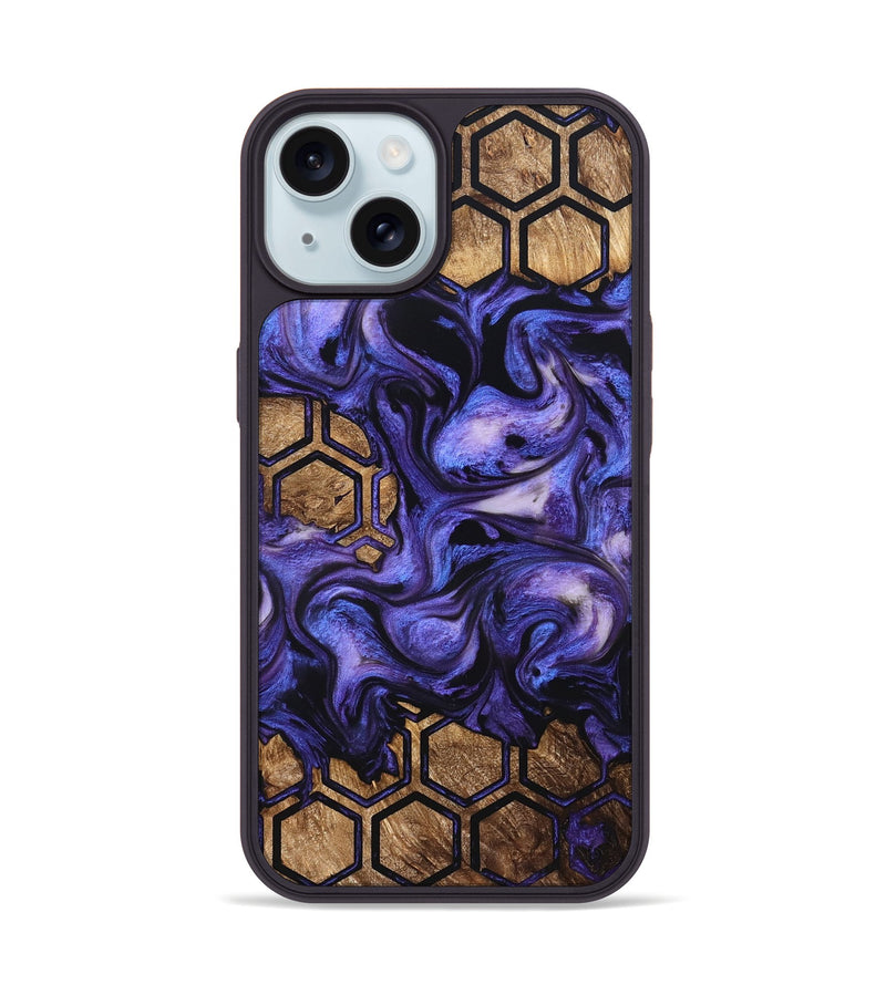 iPhone 15 Wood Phone Case - Linsey (Pattern, 821089)