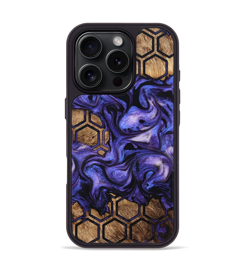 iPhone 16 Pro Wood Phone Case - Linsey (Pattern, 821089)