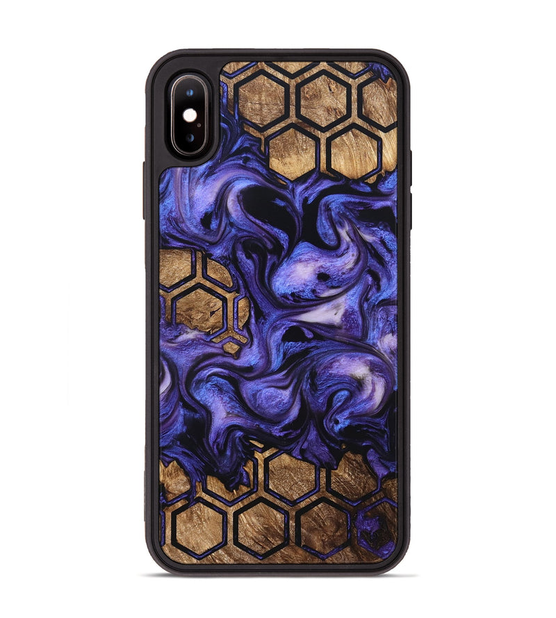 iPhone Xs Max Wood Phone Case - Linsey (Pattern, 821089)