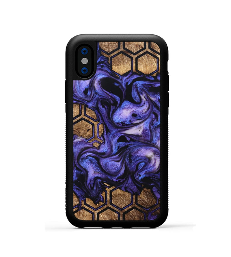 iPhone Xs Wood Phone Case - Linsey (Pattern, 821089)