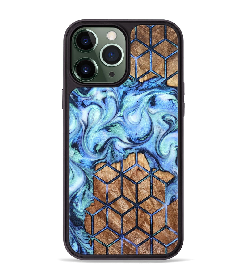 iPhone 13 Pro Max Wood Phone Case - Tanner (Pattern, 821090)