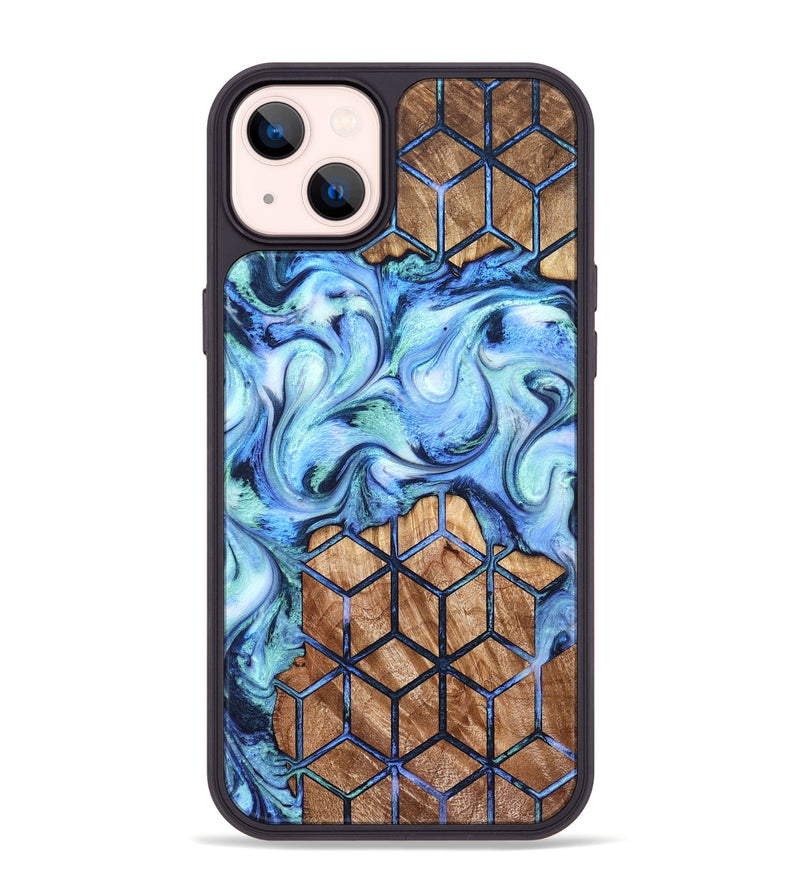 iPhone 14 Plus Wood Phone Case - Tanner (Pattern, 821090)