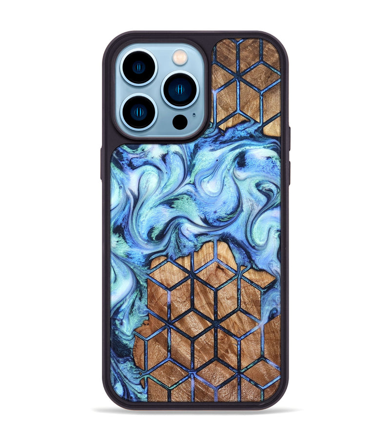 iPhone 14 Pro Max Wood Phone Case - Tanner (Pattern, 821090)