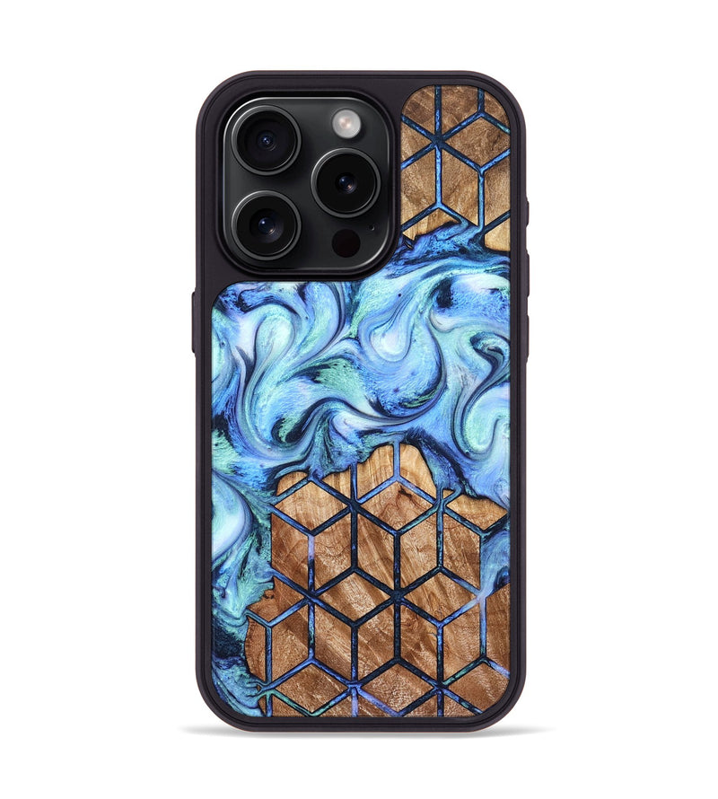iPhone 15 Pro Wood Phone Case - Tanner (Pattern, 821090)