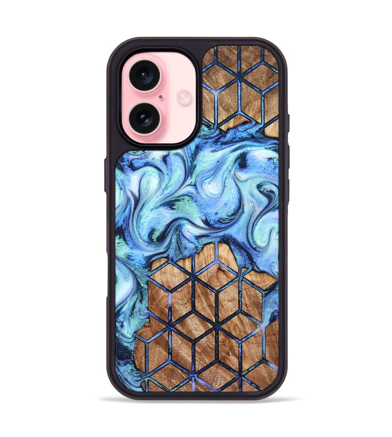 iPhone 16 Wood Phone Case - Tanner (Pattern, 821090)