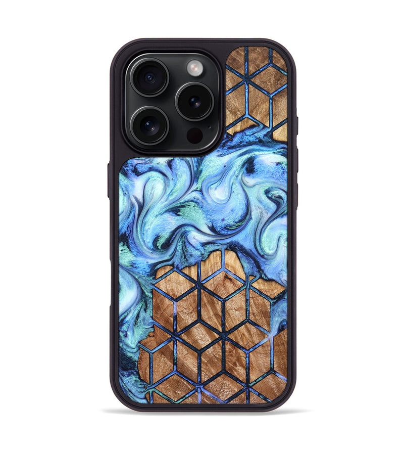 iPhone 16 Pro Wood Phone Case - Tanner (Pattern, 821090)