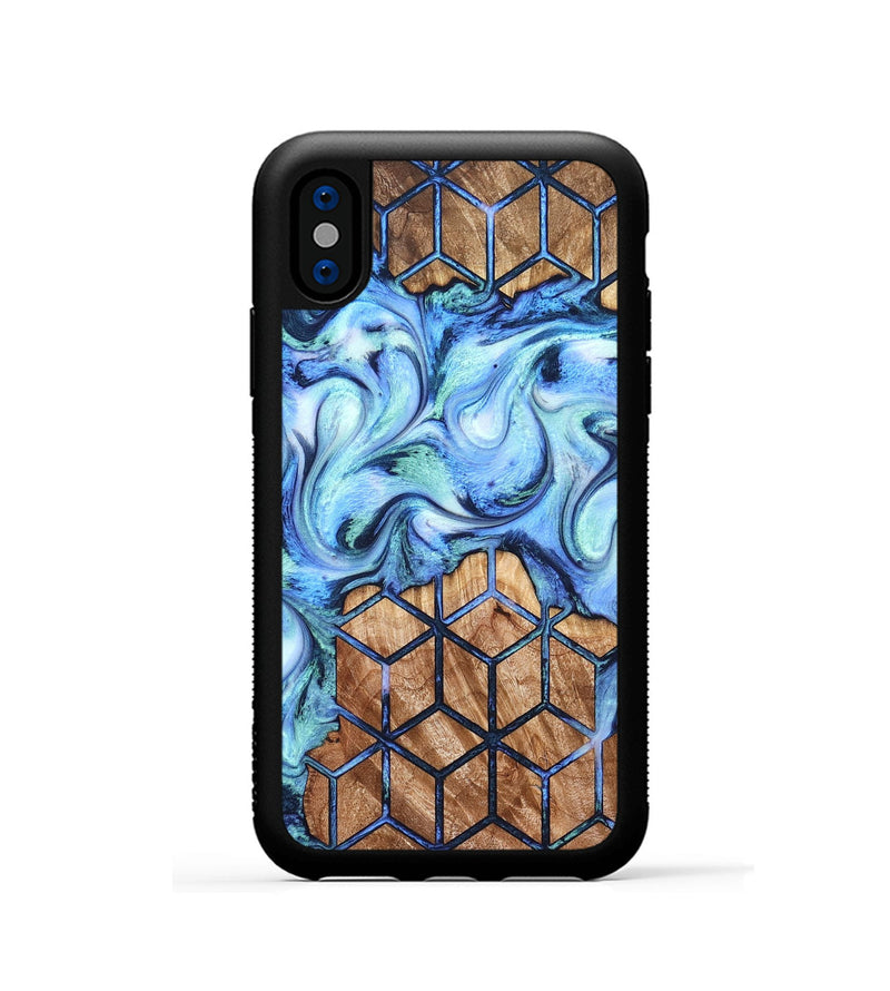 iPhone Xs Wood Phone Case - Tanner (Pattern, 821090)