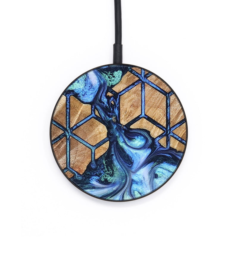 Circle Wood Wireless Charger - Jamya (Pattern, 821093)