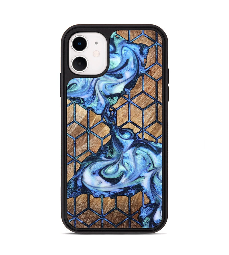 iPhone 11 Wood Phone Case - Jamya (Pattern, 821093)