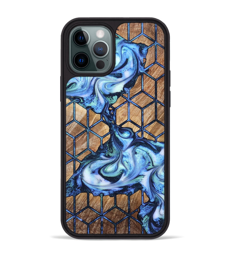 iPhone 12 Pro Max Wood Phone Case - Jamya (Pattern, 821093)